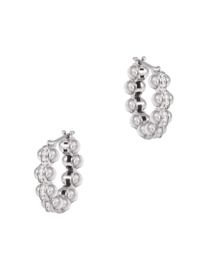 أقراط L'Atelier Nawbar- White Gold 