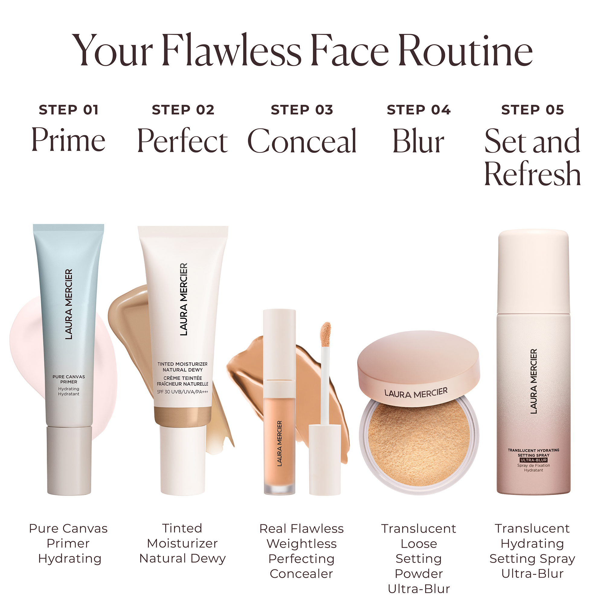LAURA MERCIER  تطلق Ultra Blur Setting Spray بتقنية الهواء