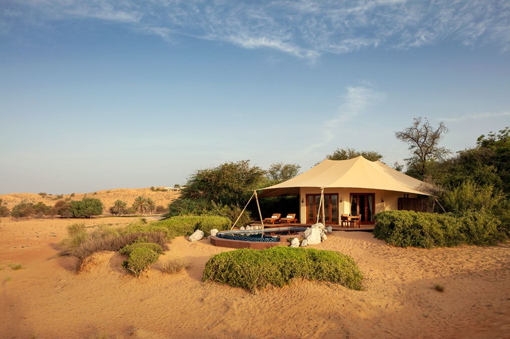 منتجع وسبا الصحراء الفاخر المها