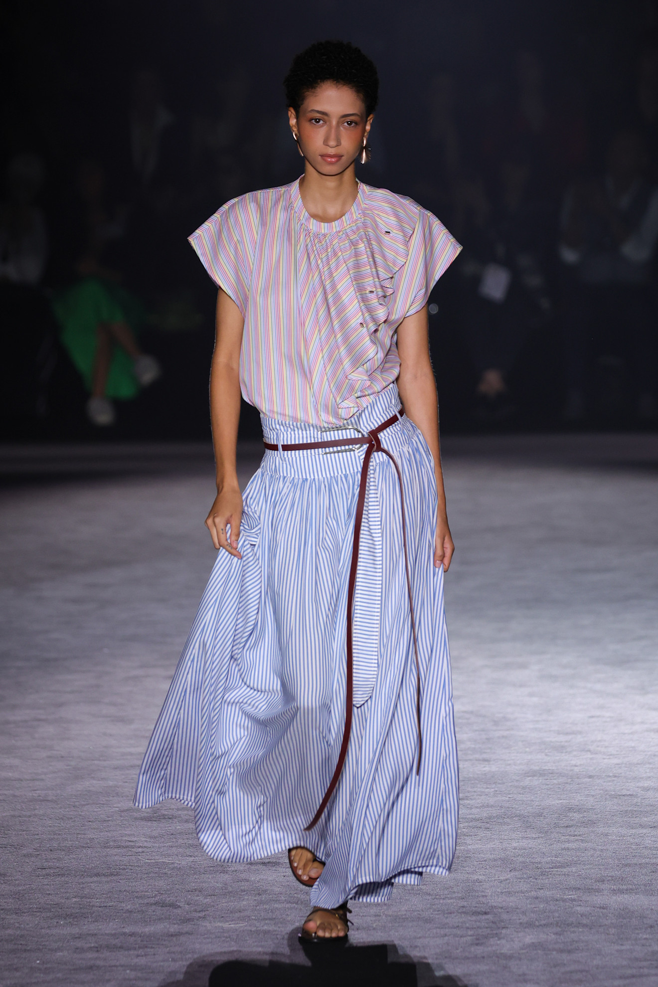 Label Edition تنورة بوهيمية طويلة من