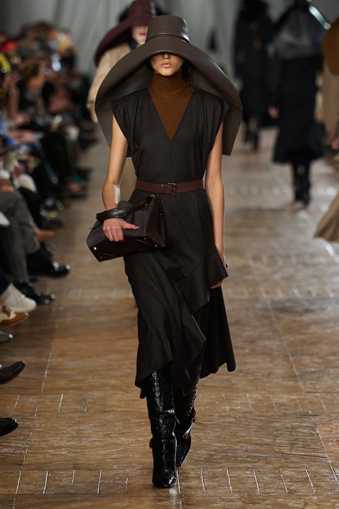 Lanvin فستان ميدي من