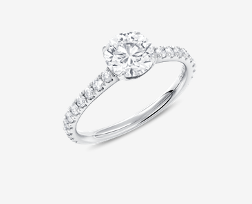 M Classic Solitaire Ring