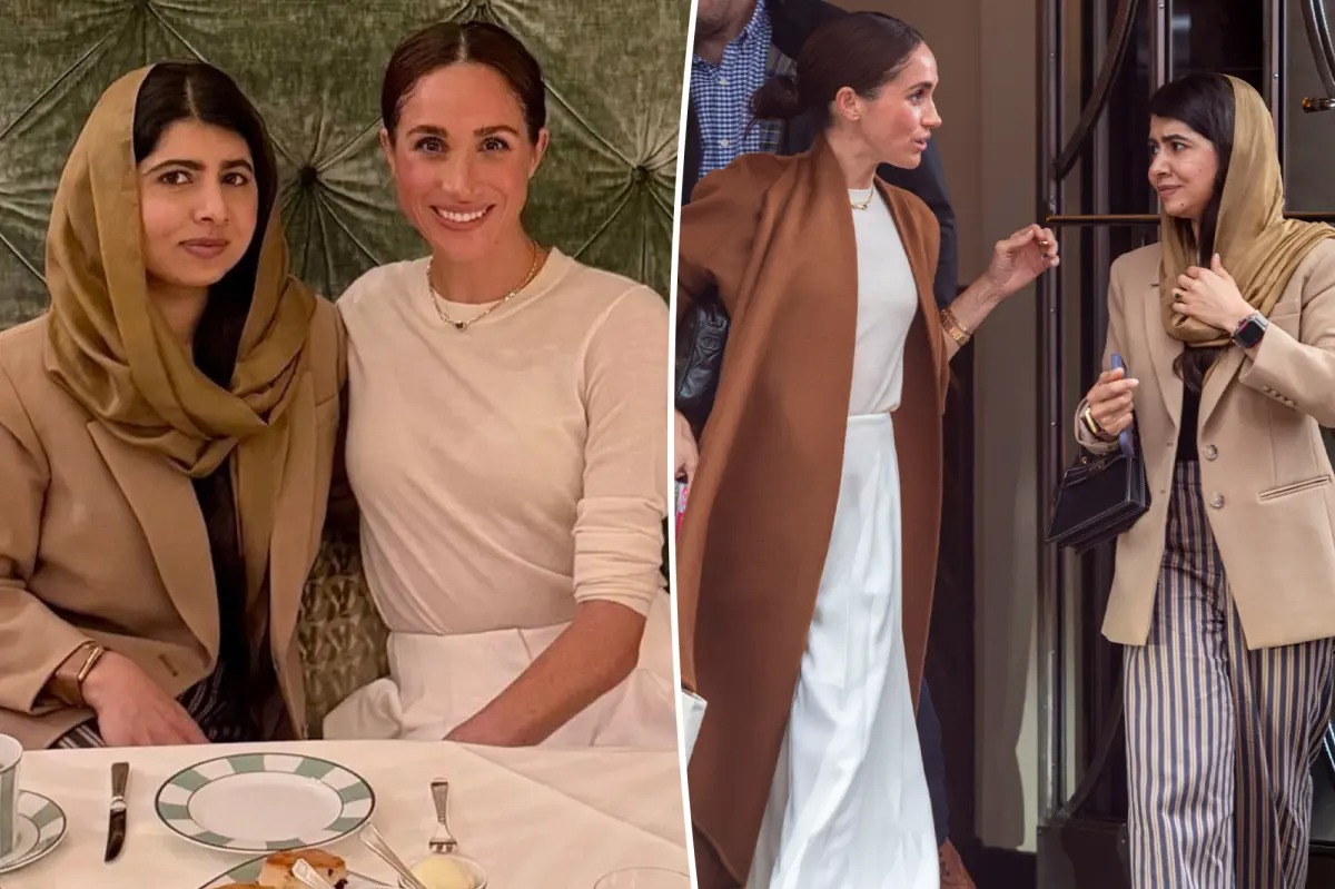 ميغان وملالا يوسفزاي