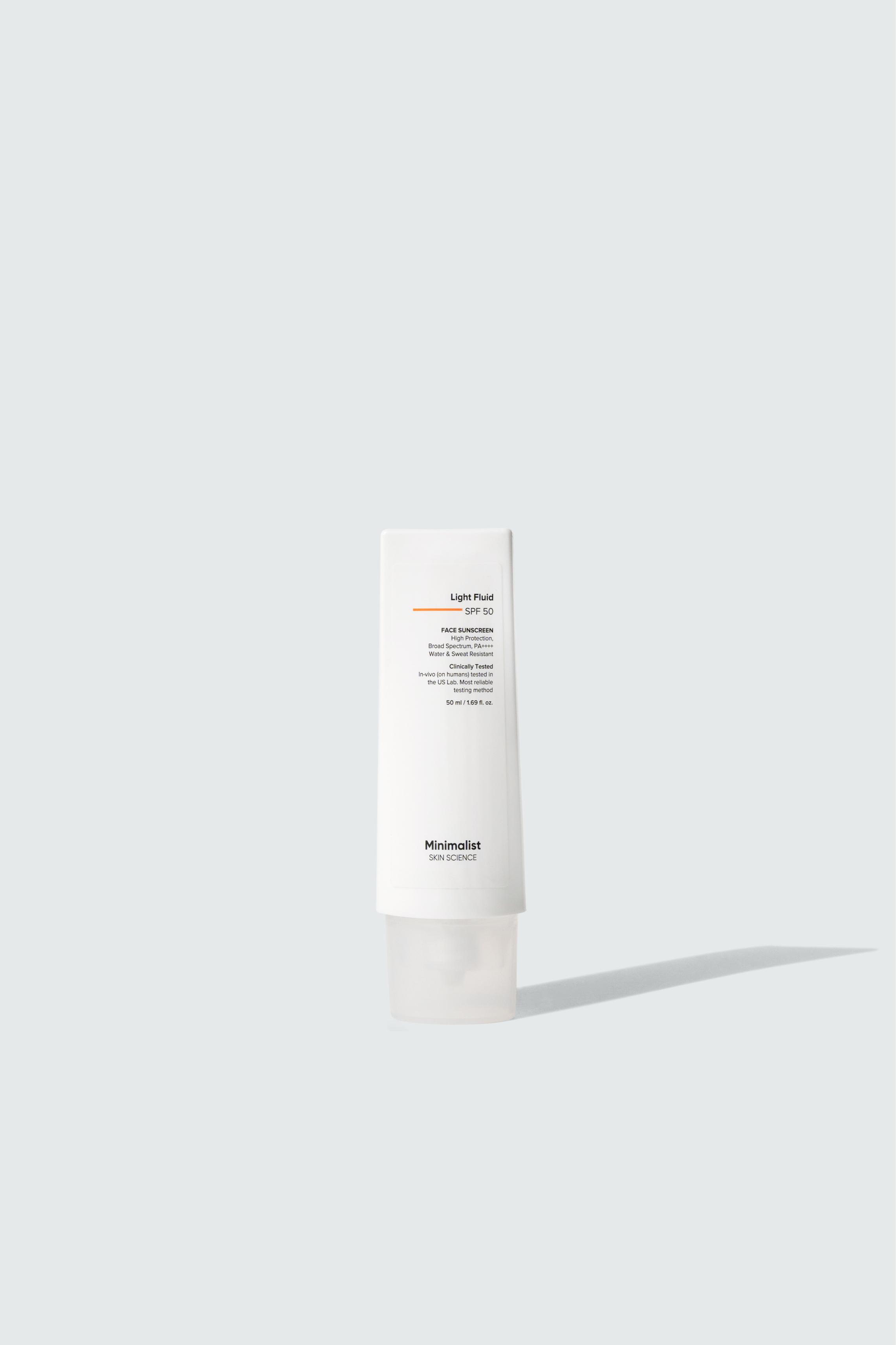 Minimalist SPF 50_كريم واقي من الشمس بعامل حماية 50 (SPF 50 ) من علامة مينيماليست