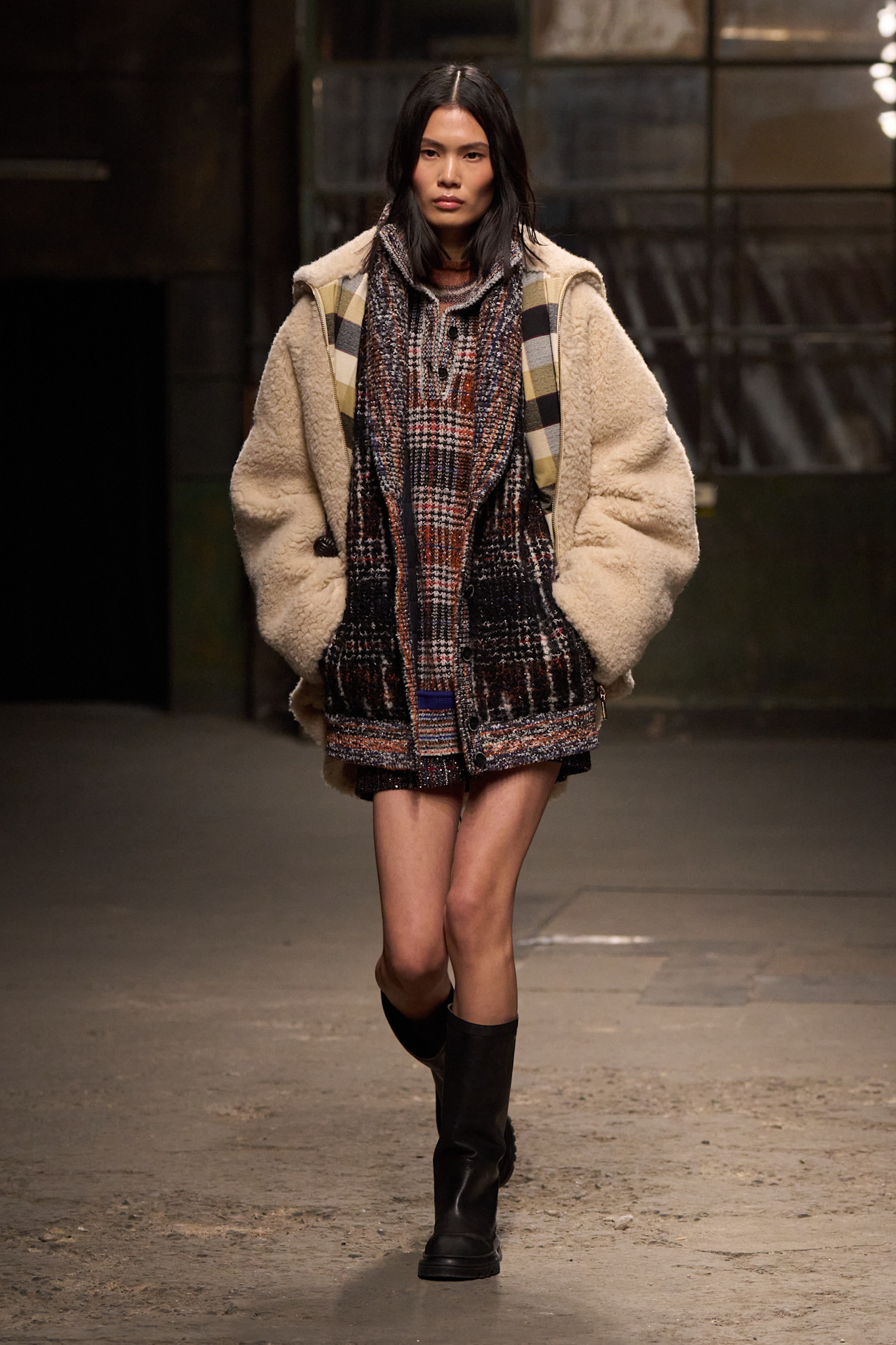 Missoniطقم فستان وسترة من الصوف من