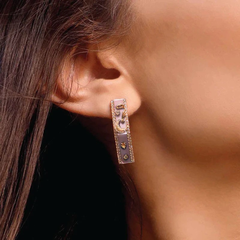 My Sky – Day and Night Earrings من Charmaleena