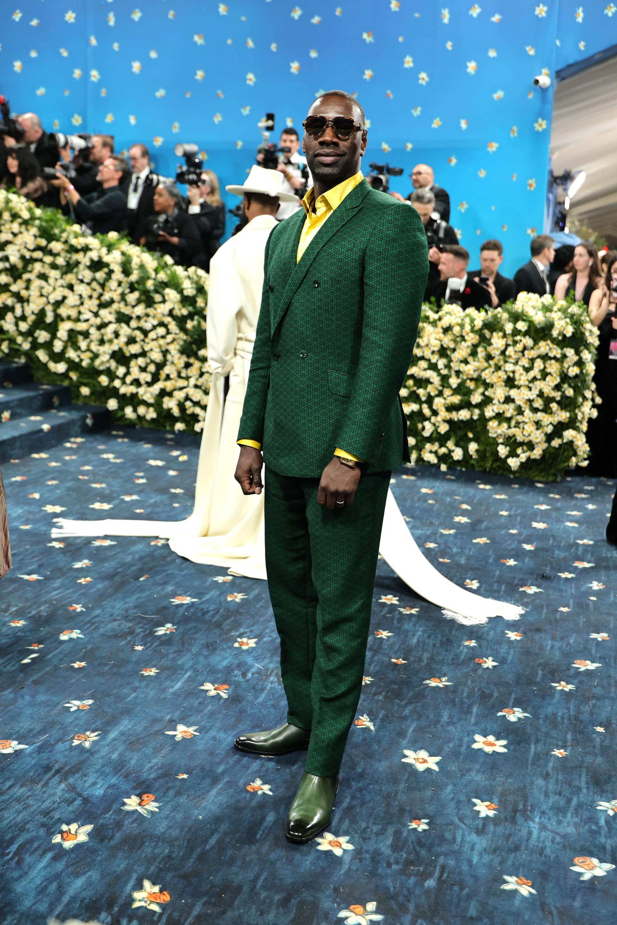 Omar Sy وساعة Reverso Tribute Chronograph