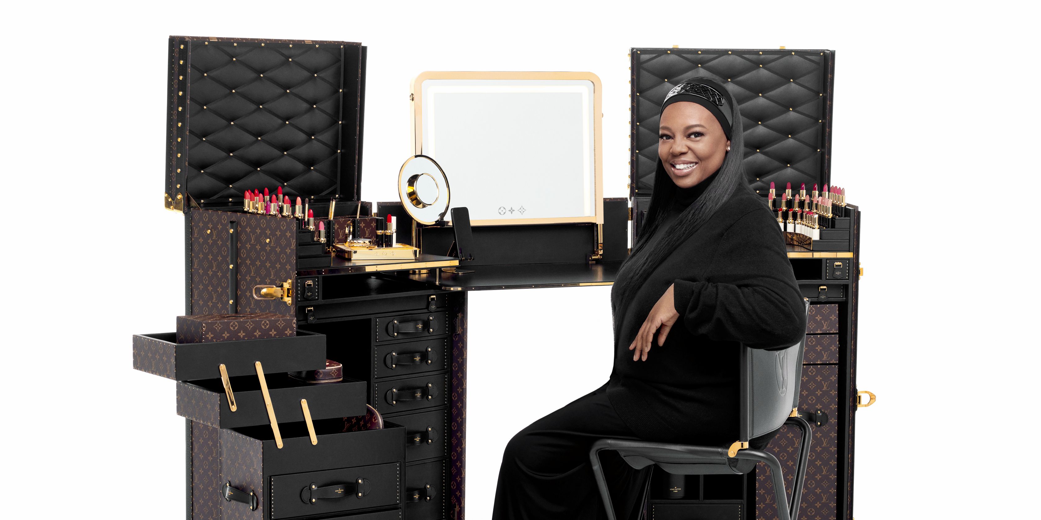 Pat McGrath shot by Steven Meisel for Louis Vuitton.