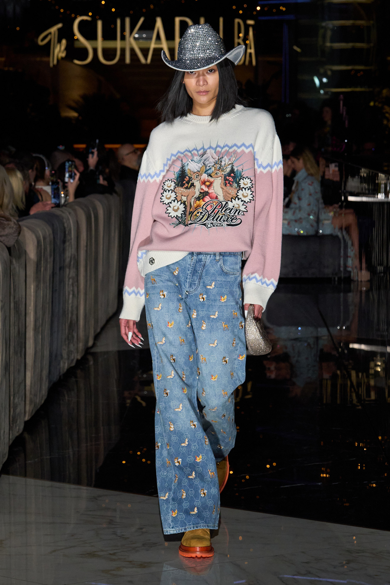 Philipp Plein بنطلون جينز واسع من