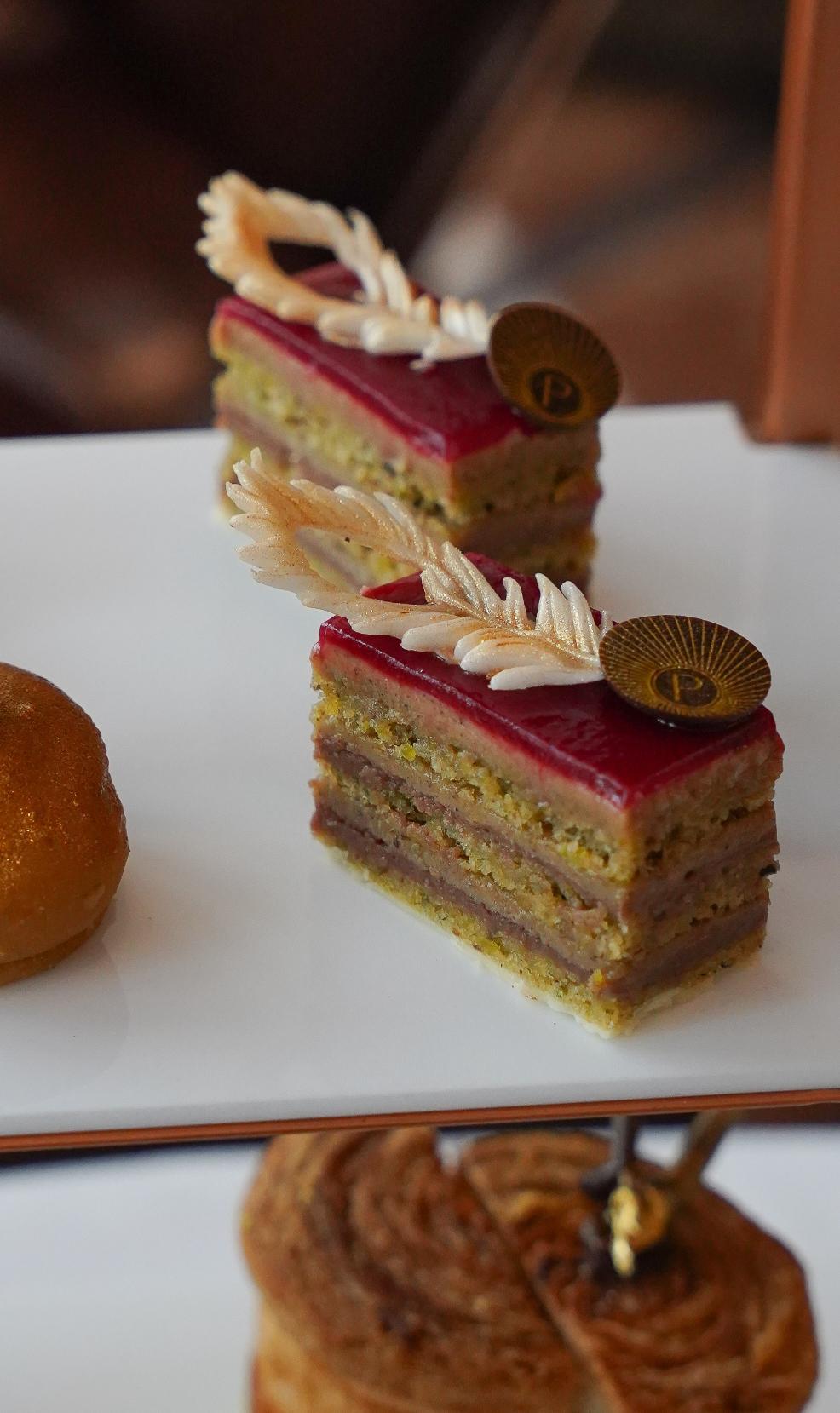 Pistachio Opera Cake