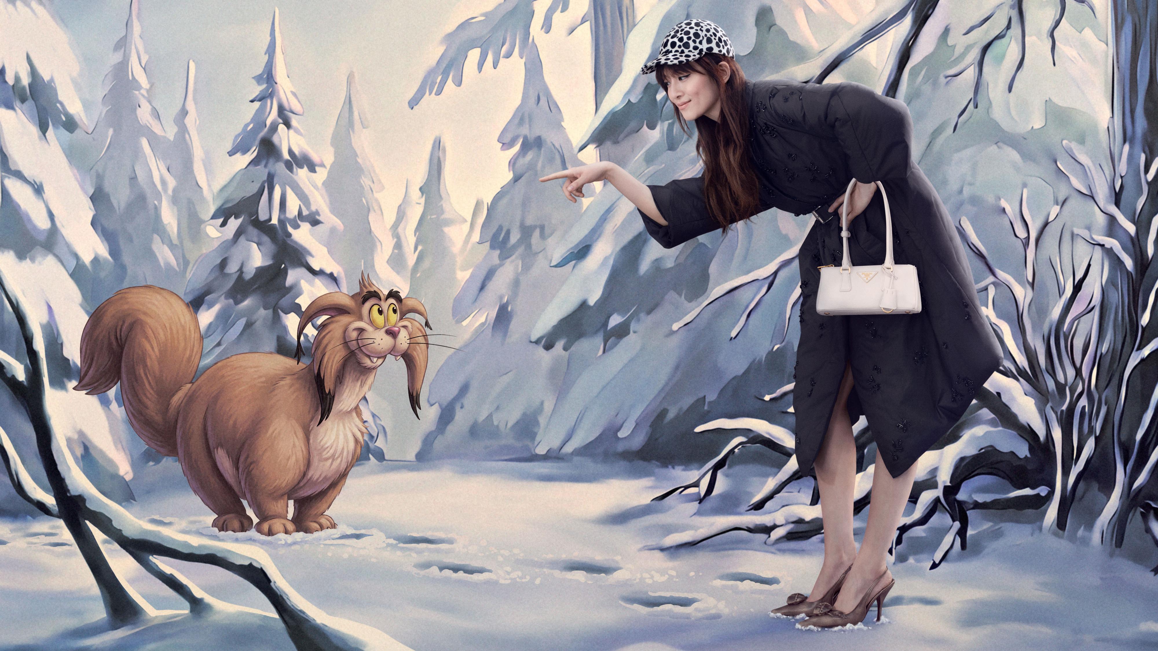 من حملة الاعياد 2026 لـPRADA