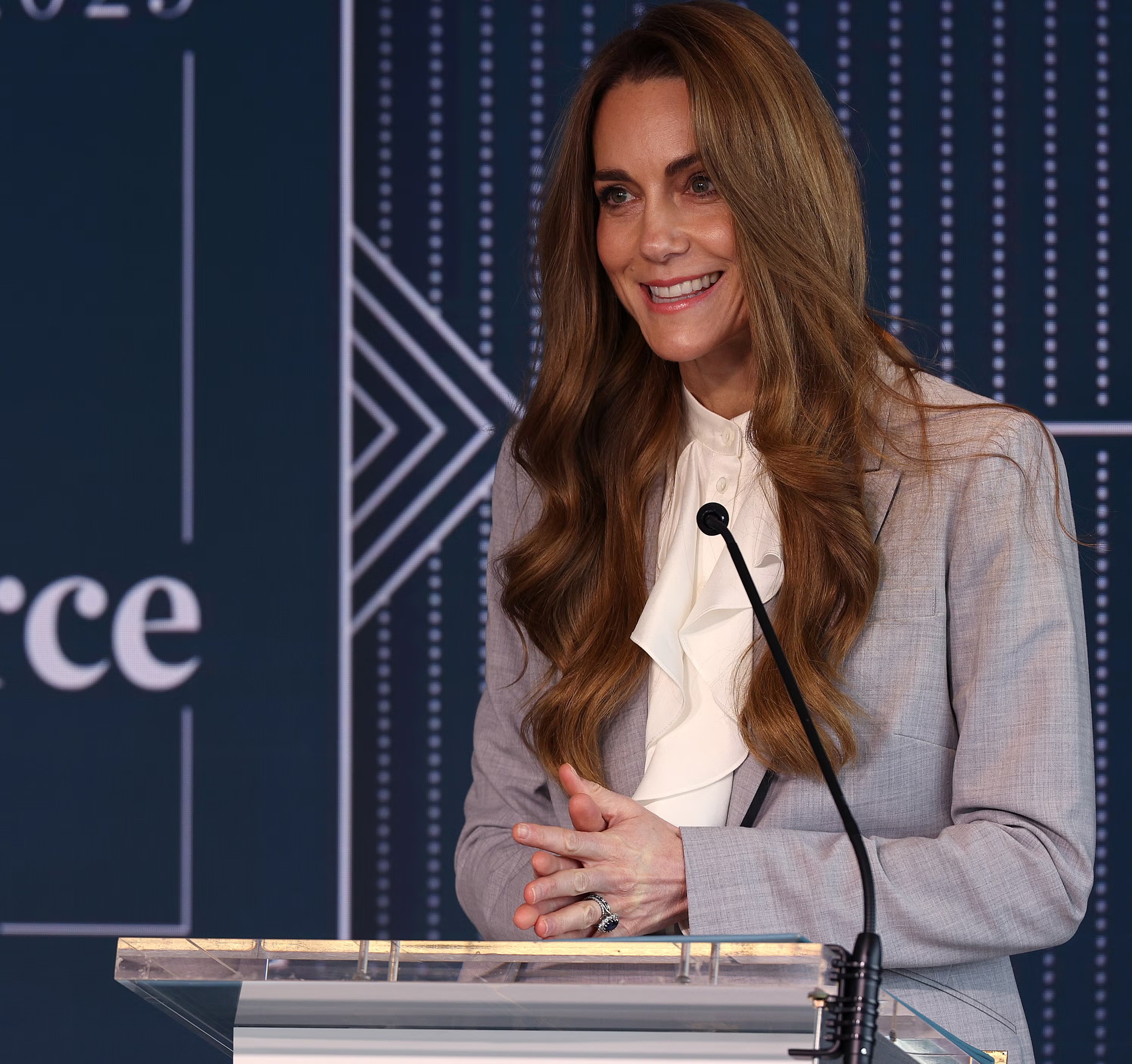  أثناء حضورها قمة القوى العاملة المستقبلية