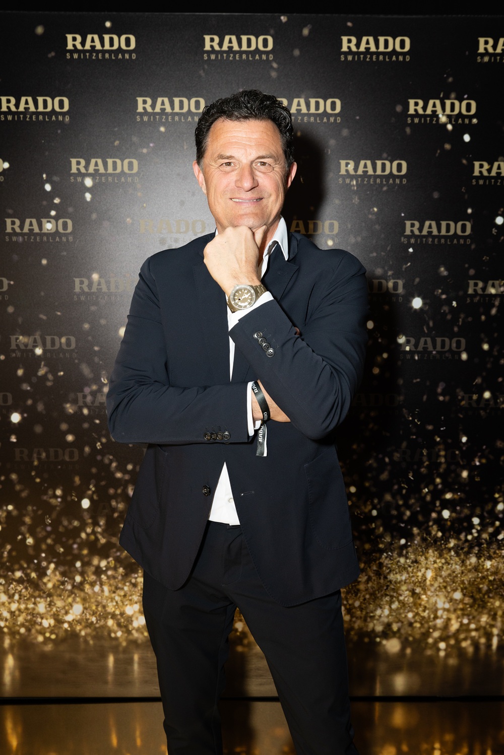 مدير التحرير عدنان الكاتب خلال الاحتفال