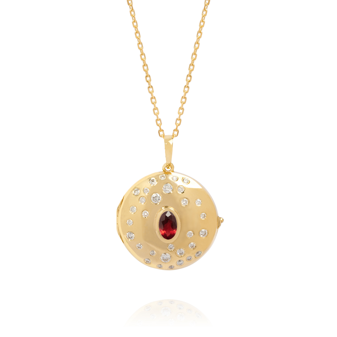 Resh Birthstone Locket  من Yuniu