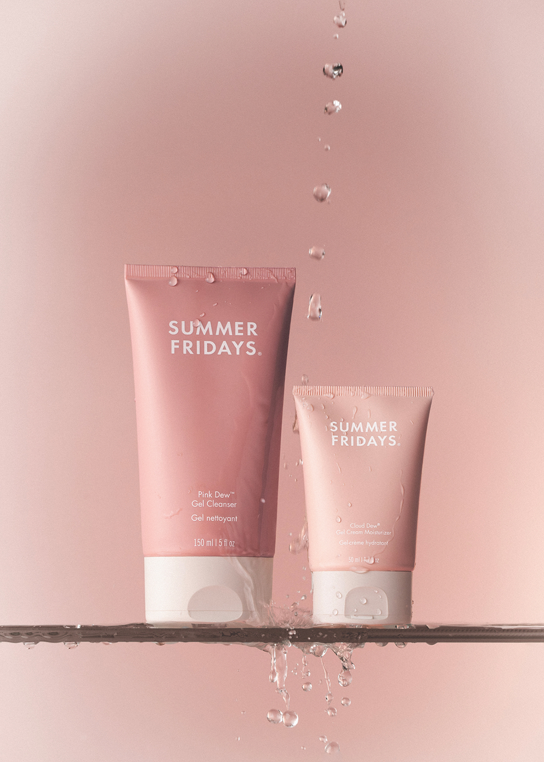 كشفت "سامر فرايدايز" عن مستحضري Pink Dew Gel CleanserوCloud Dew Gel Cream Moisturizer الجديدان