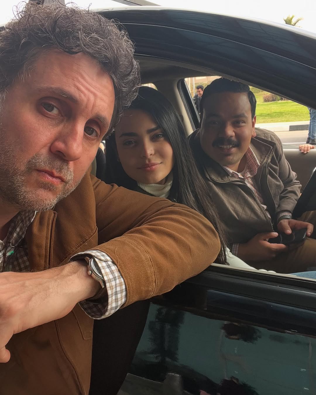هشام ماجد ومصطفى غريب وأسماء جلال في المسلسل