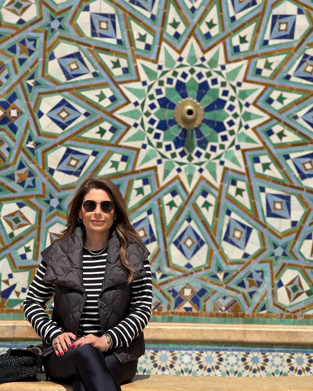 سارة دندراوي تستمتع بأجواء الجيزة والدار البيضاء