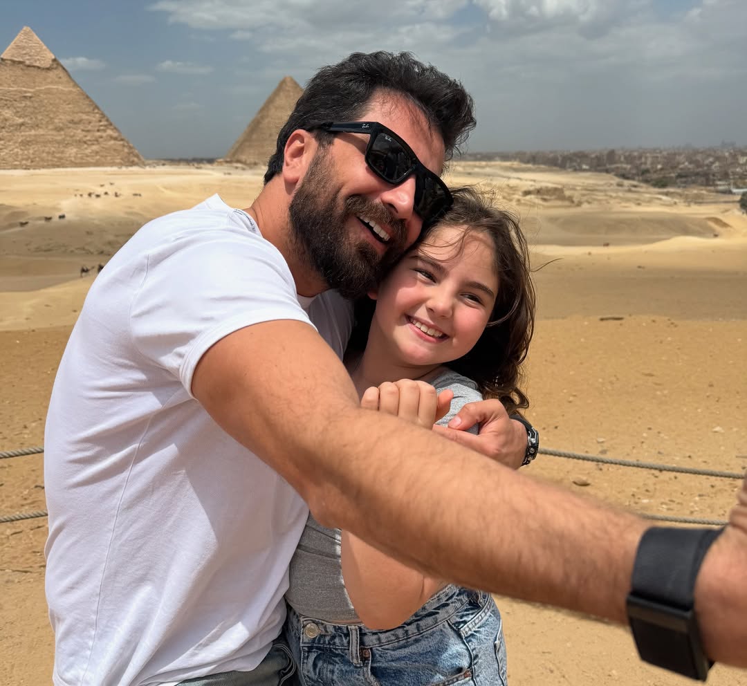 معتصم النهار وابنته