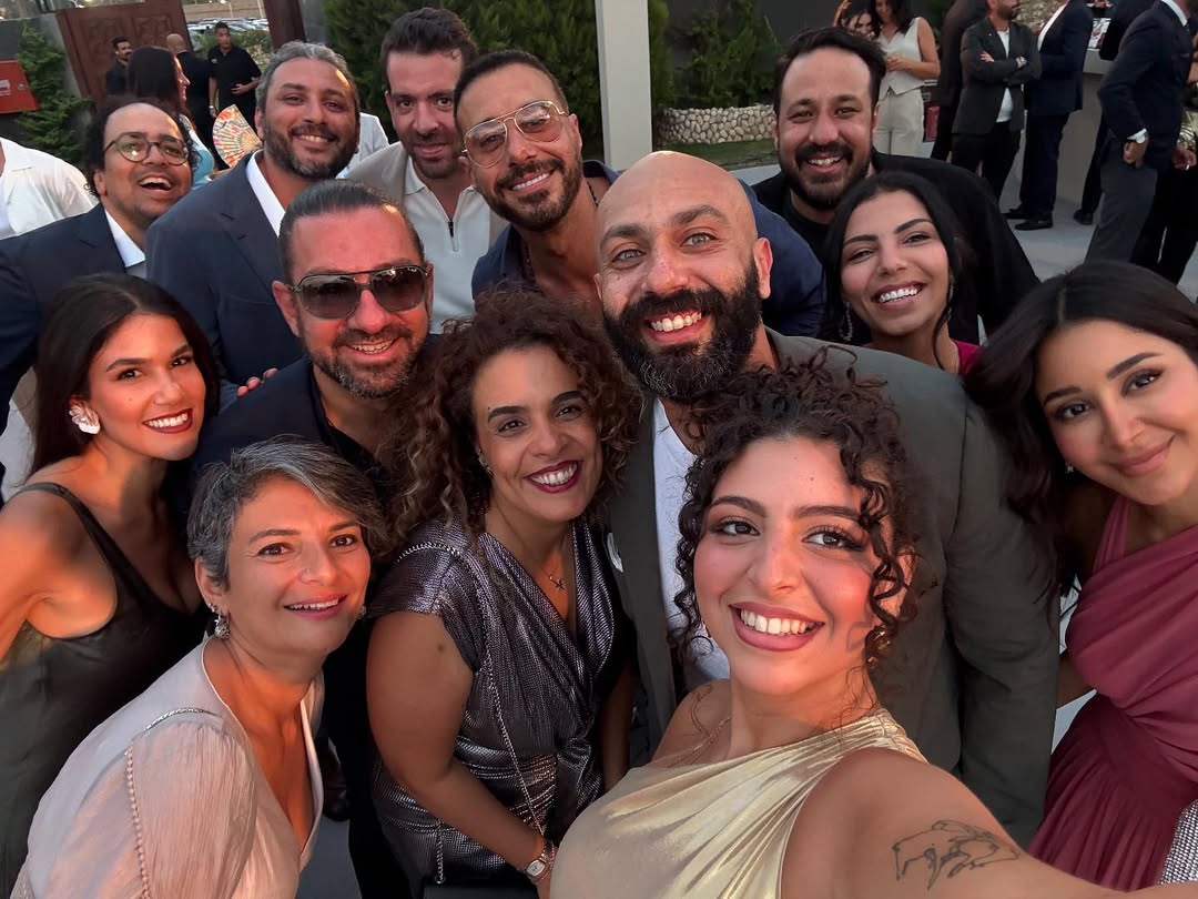 نجوم مسلسل "لام شمسية" في زفاف أمينة خليل