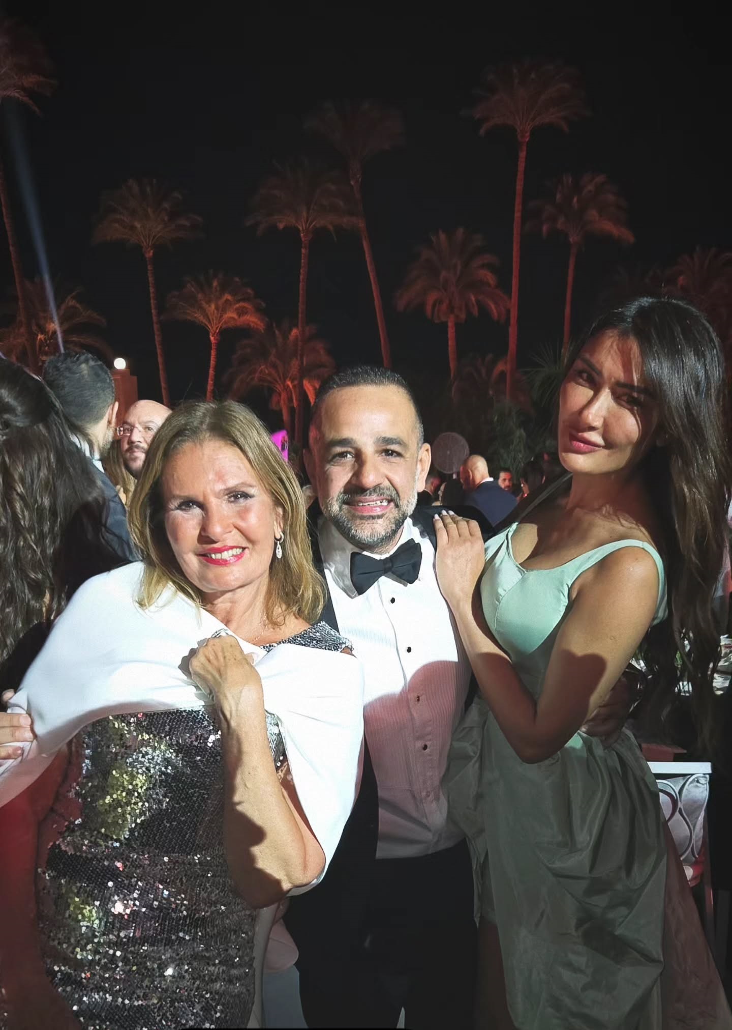 يسرا في حفل زفاف حفيد عادل