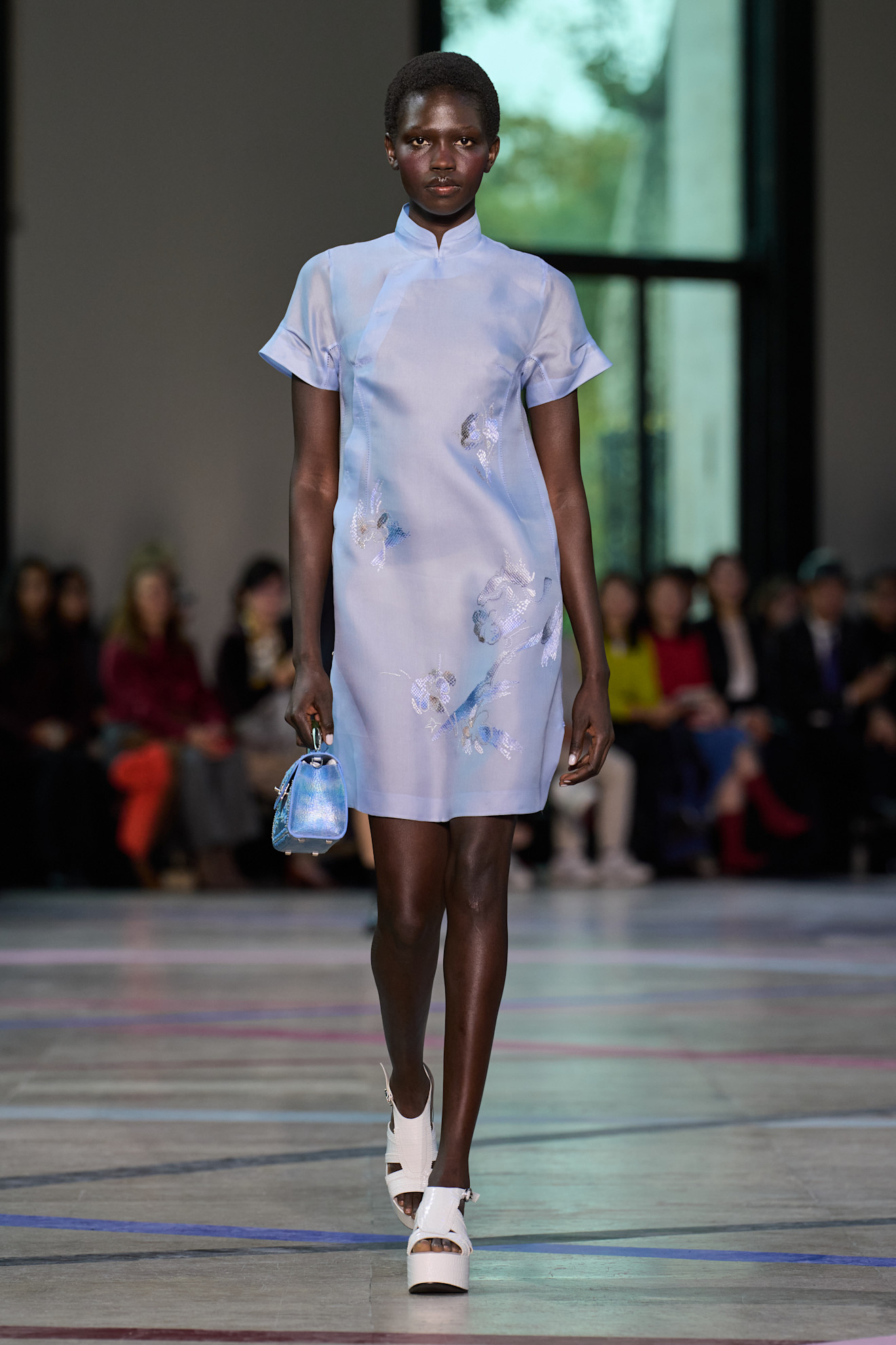 Shiatzy Chen فستان ناعم منسق بأسلوب بسيط من