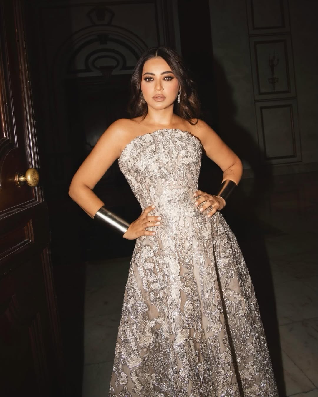 رسمات المكياج البني المات بأسلوب رحمة رياض