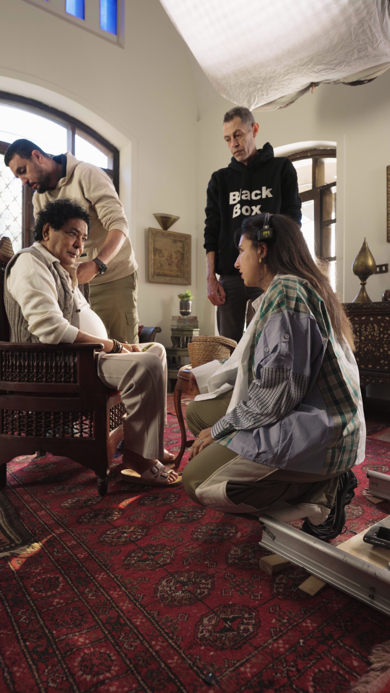  المخرجة اليلي غالب ومحمد منير