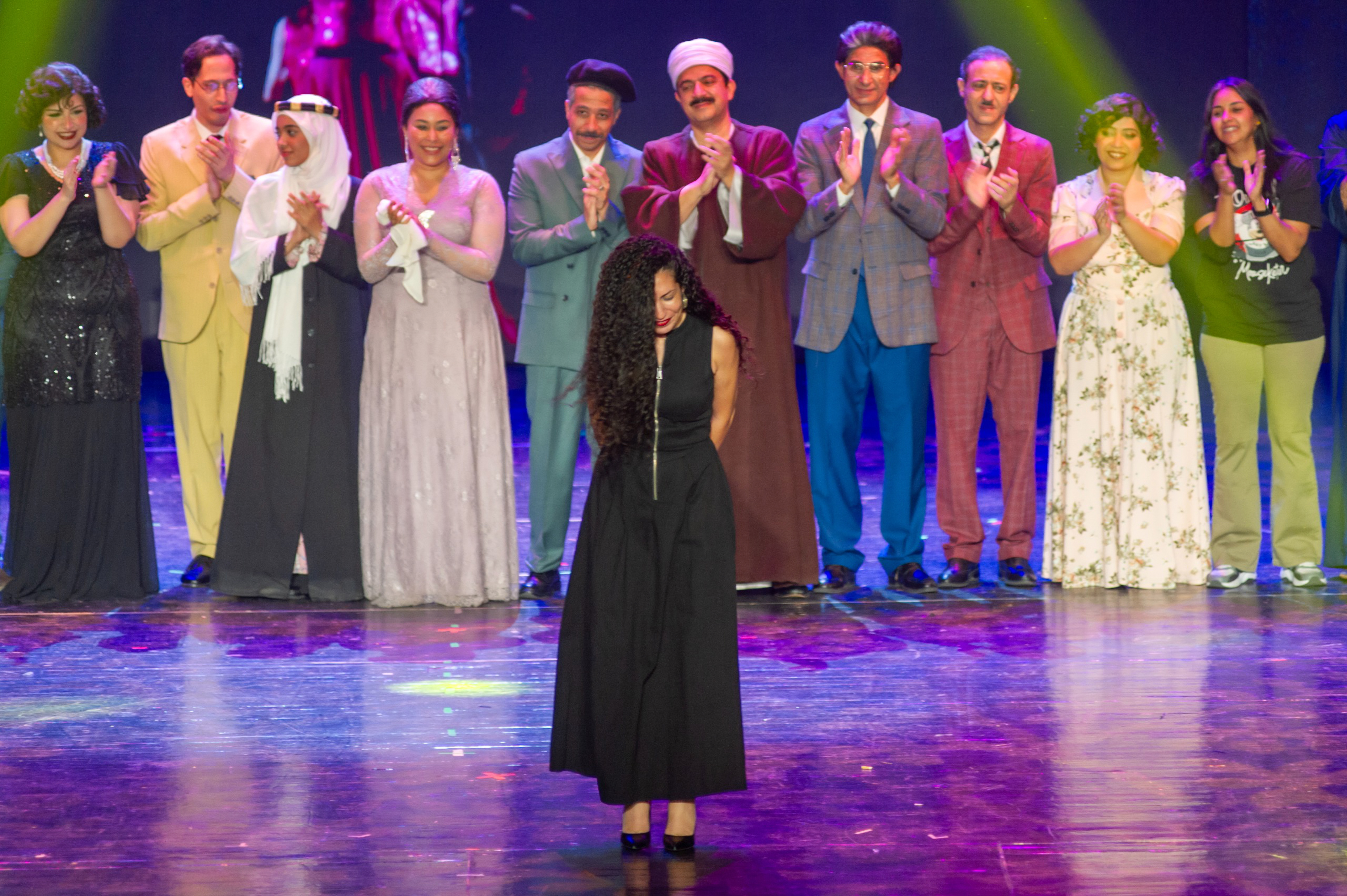 ريم العدل تألقت بتصميماتها في مسرحية أم كلثوم المعروضة حاليا