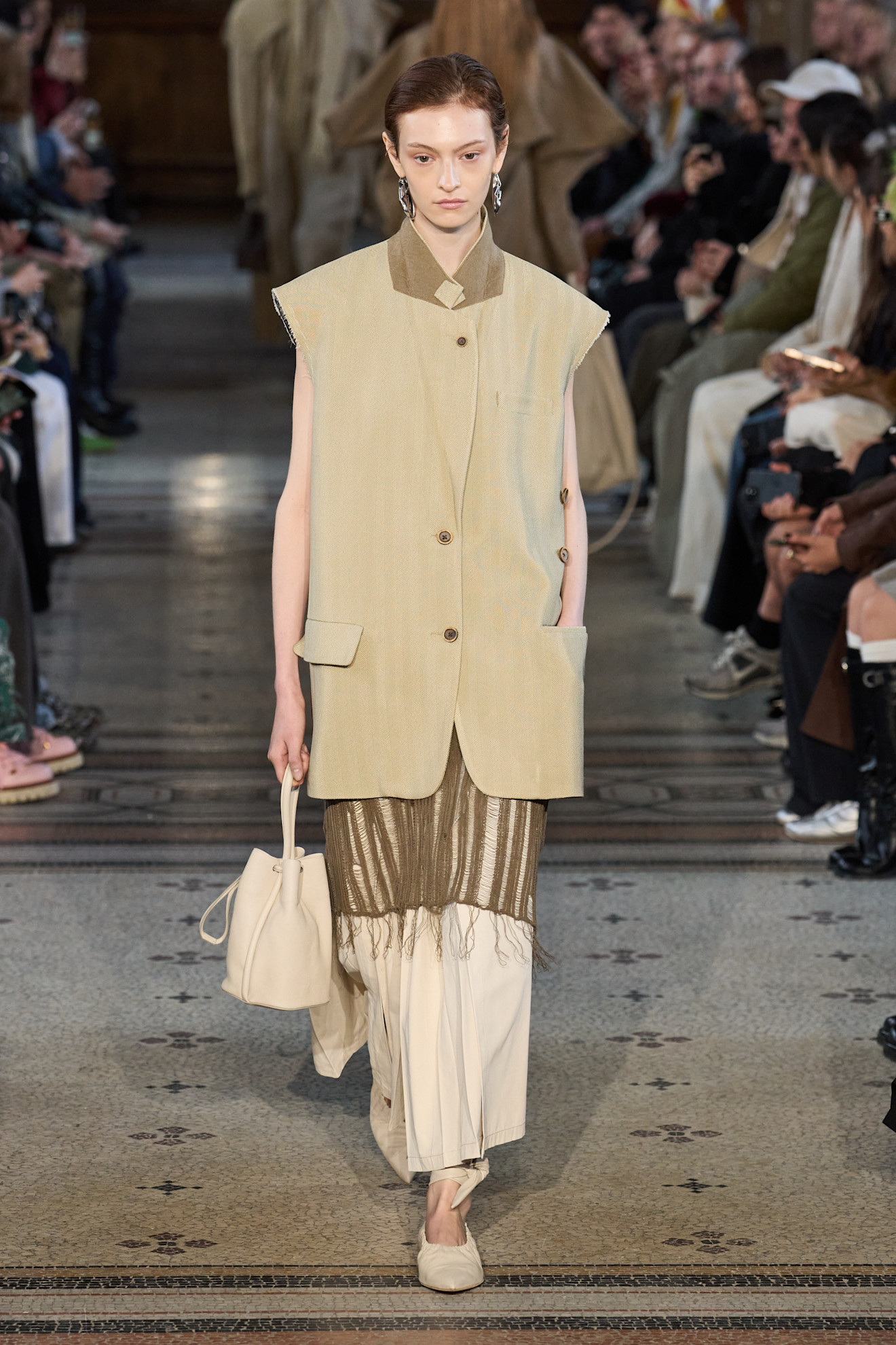 Uma Wang الجيليه الطويلة من