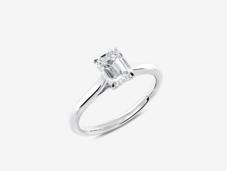 Unity Emerald-Cut Solitaire