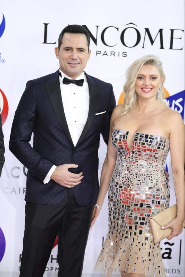 إطلالة زوجة ظافر العابدين في ختام مهرجان القاهرة