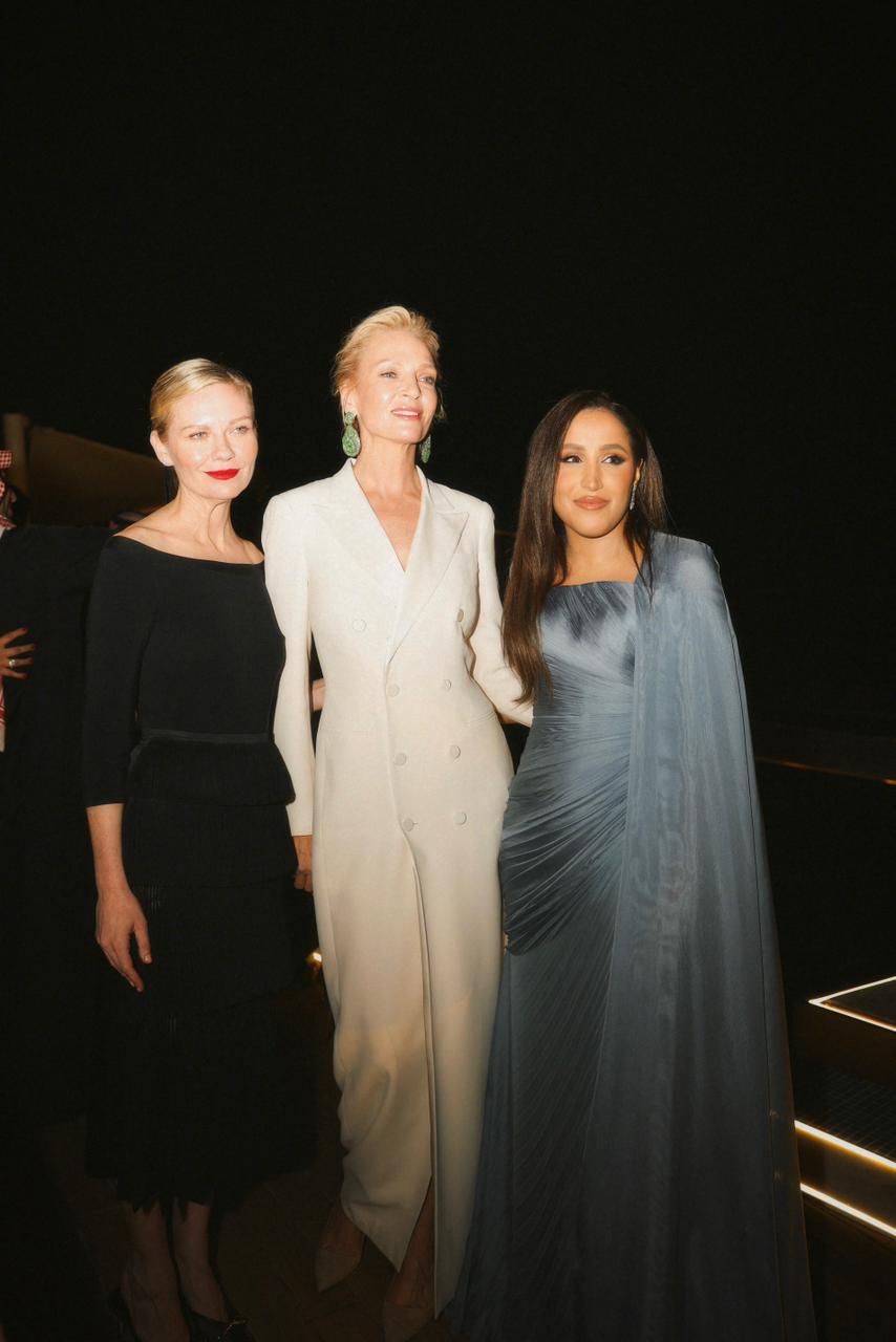 استكملت الراشد فخامة إطلالتها بمجوهرات من دار  Boucheron Jewelery