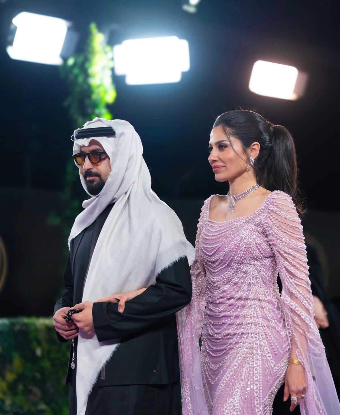 إلهام علي وزوجها خالد صقر