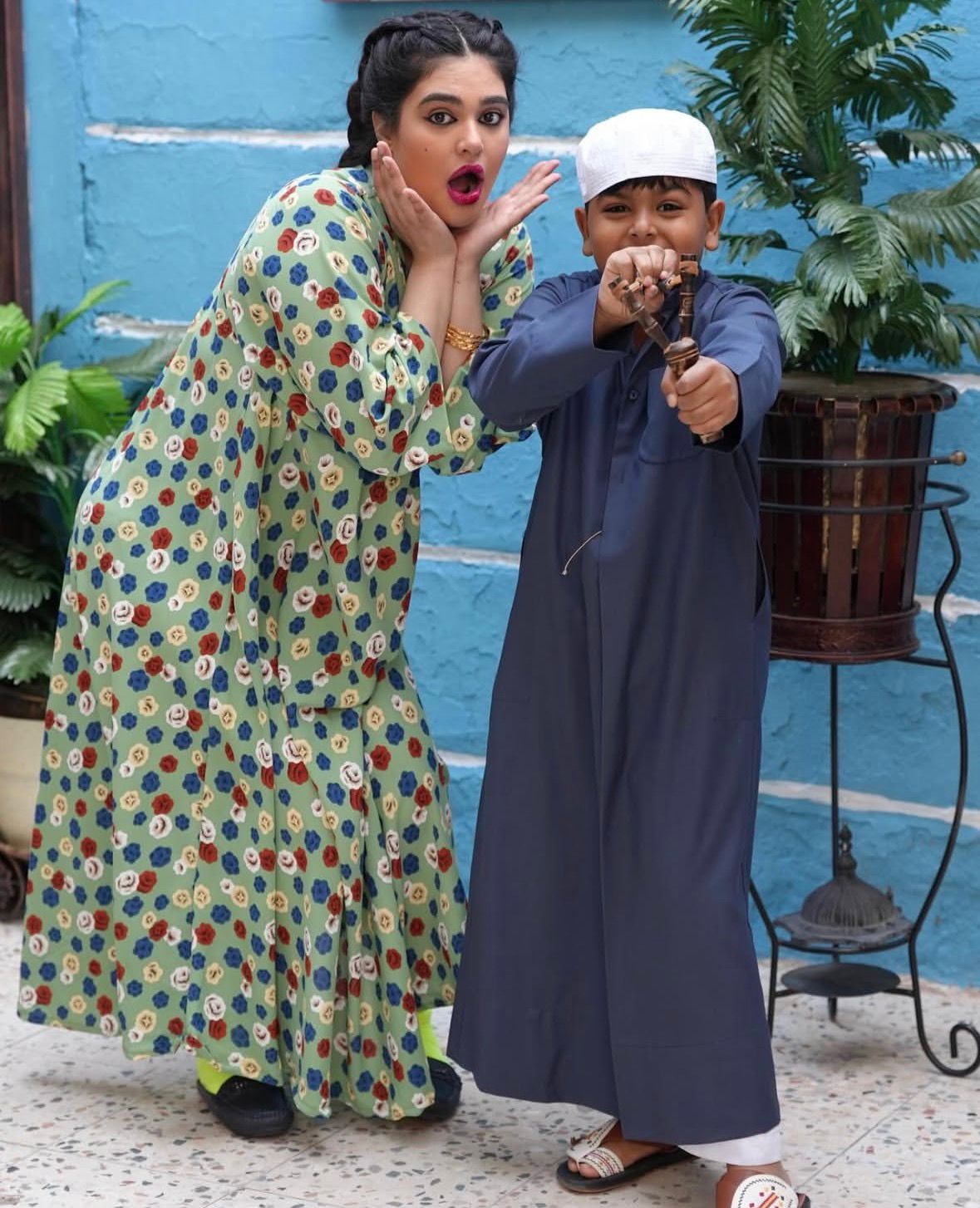 ليالي دهراب من كواليس أحد أعمالها