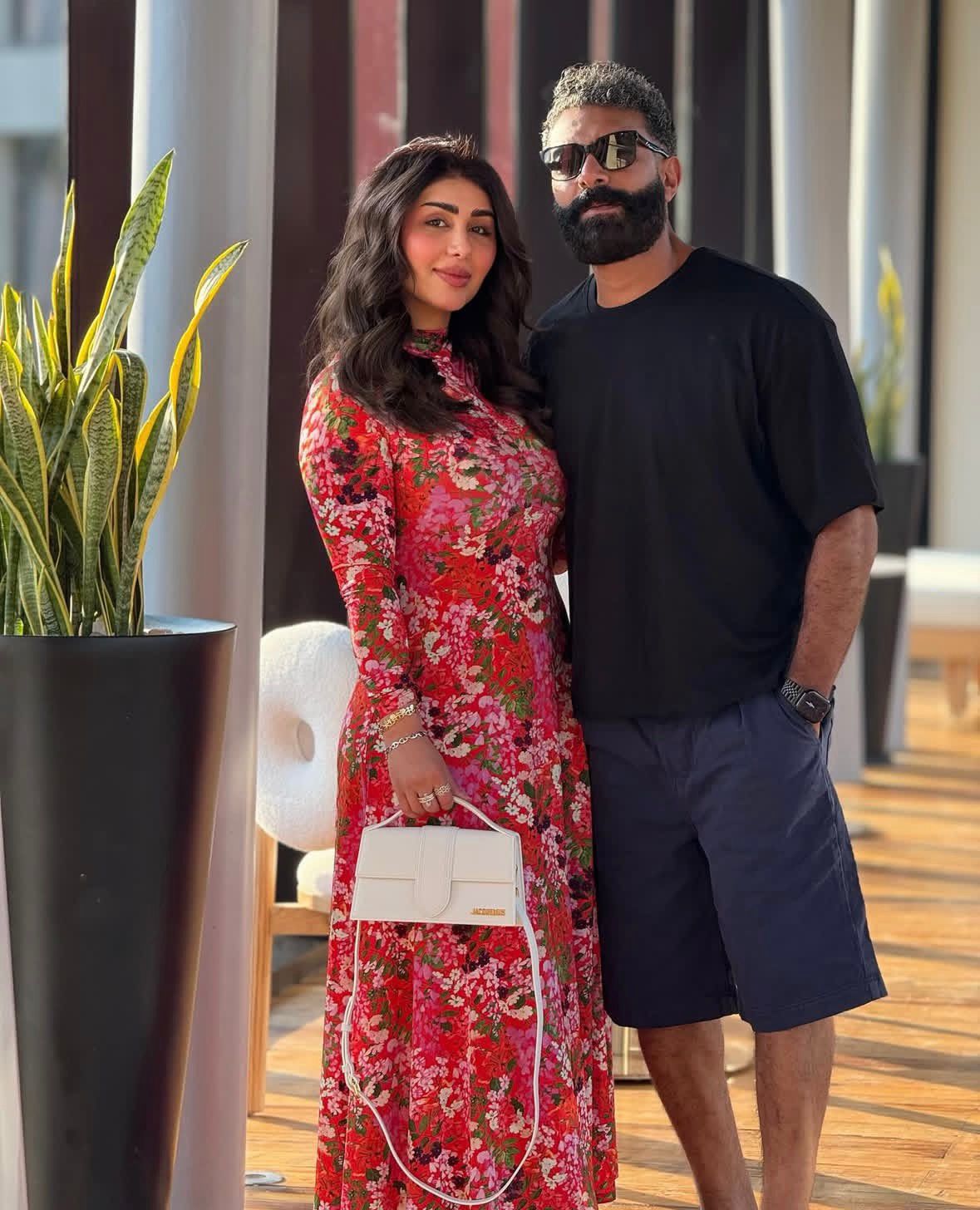 هنادي الكندري وزوجها محمد الحداد