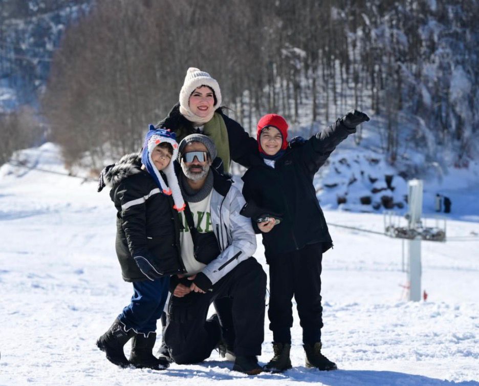 هبة الدري وعائلتها