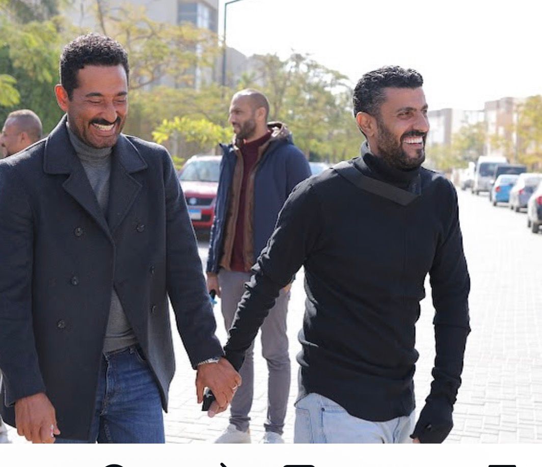 عمرو سعد مع المخرج محمد سامي