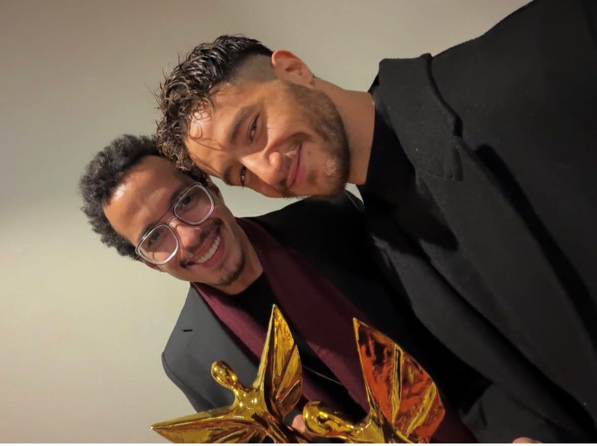 أحمد مالك وطه دسوقي أبطال مسلسل "ولاد الشمس"