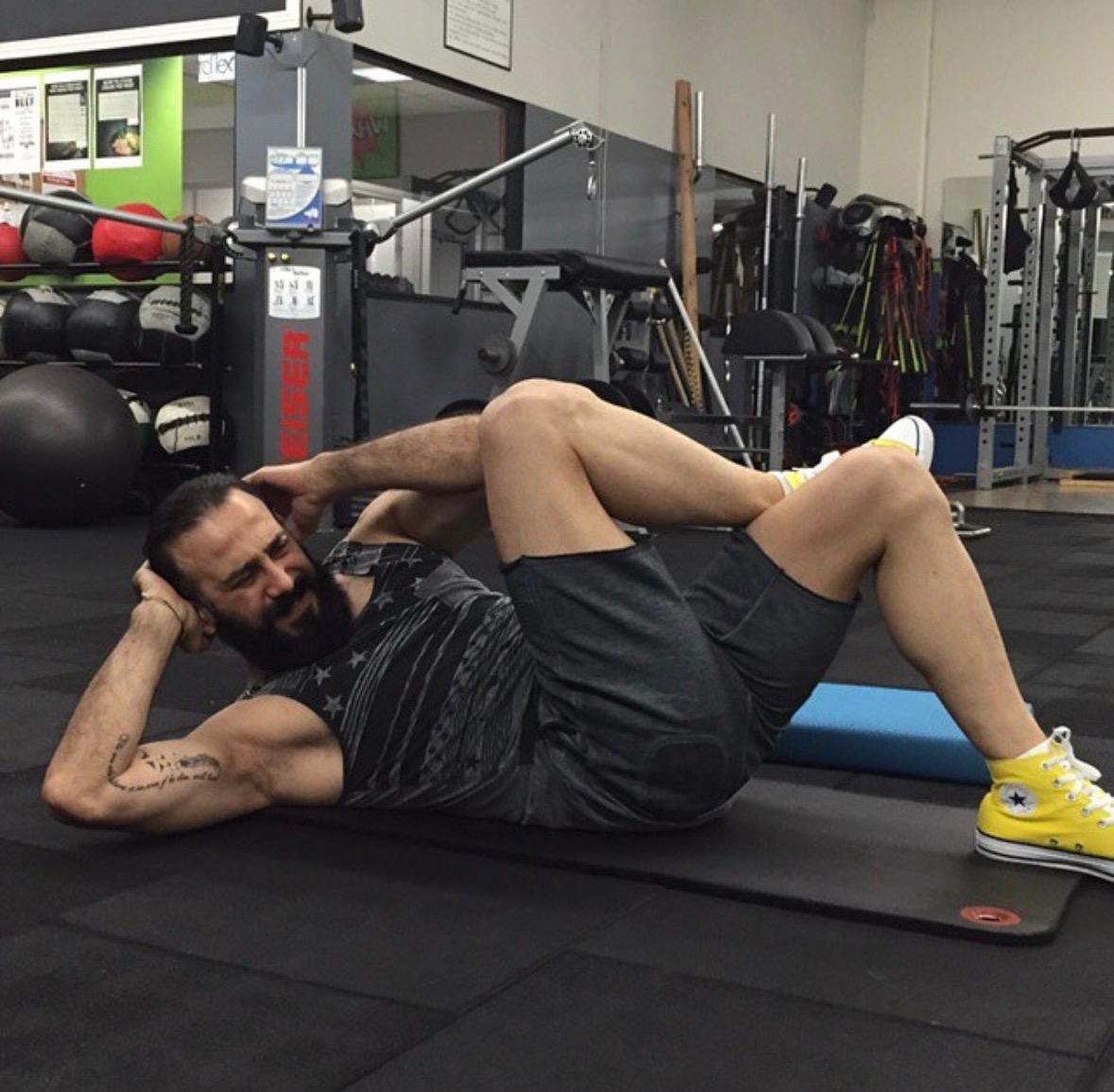 قصي خولي أثناء ممارسة الرياضة