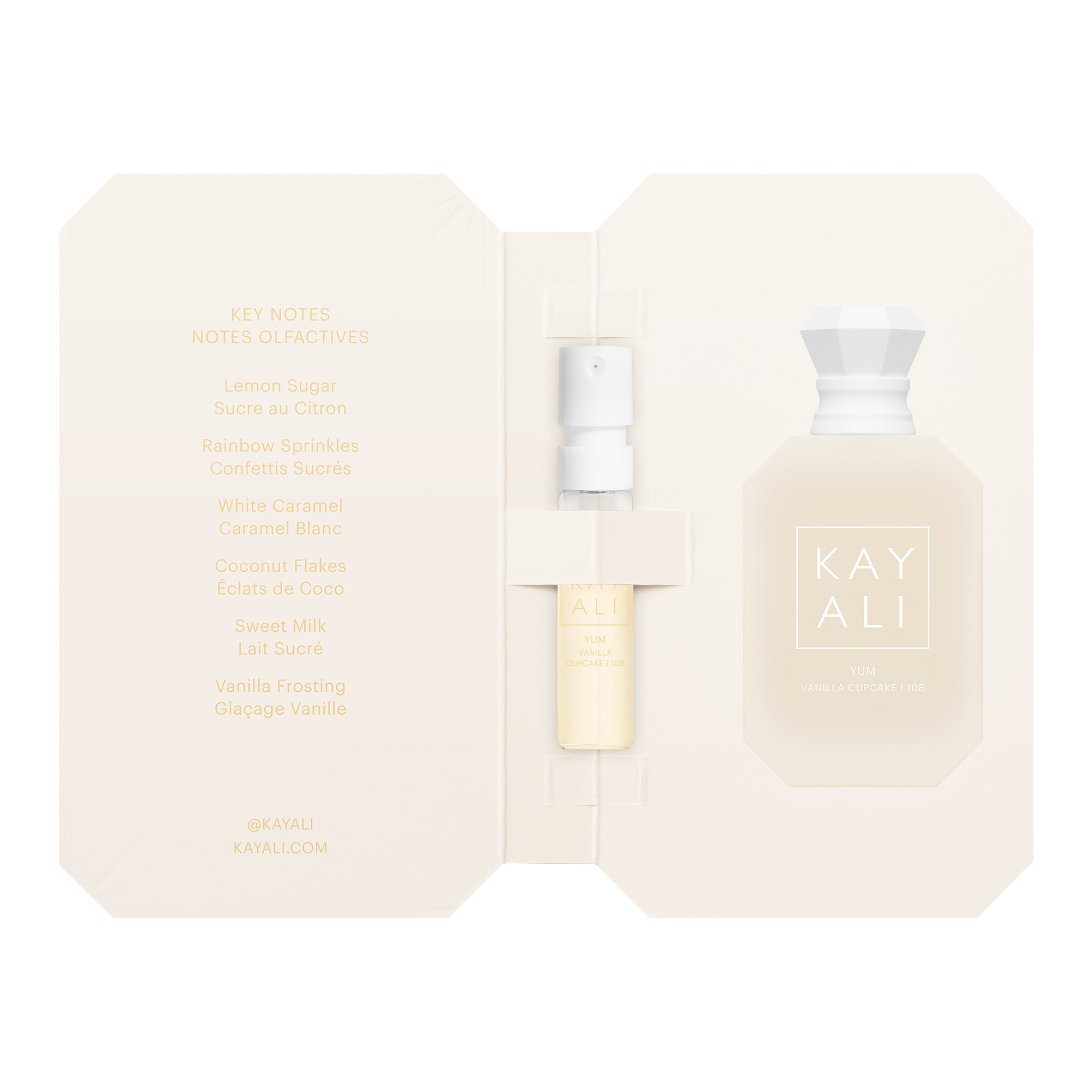 KAYALI تقدّم الفصل الجديد من مجموعتها المستوحاة من الحلويات مع عطر YUM VANILLA CUPCAKE | 108 EAU DE PARFUM
