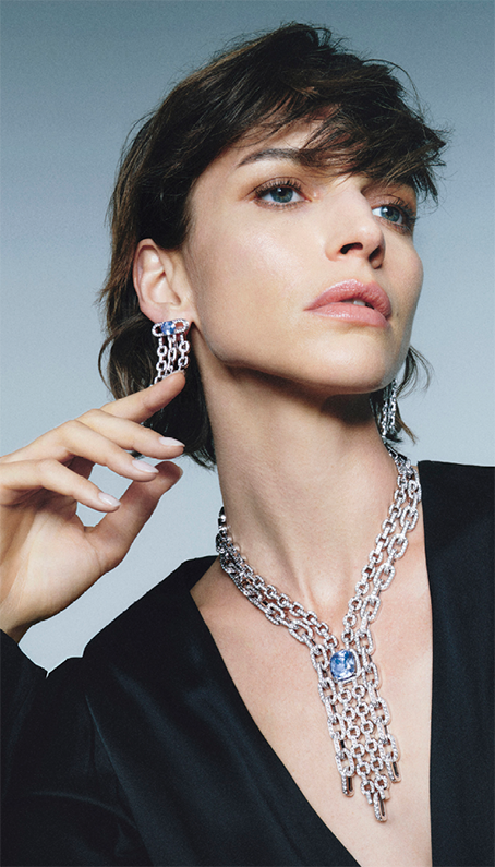 عقد وأقراط أذن CHAIN CASCADE