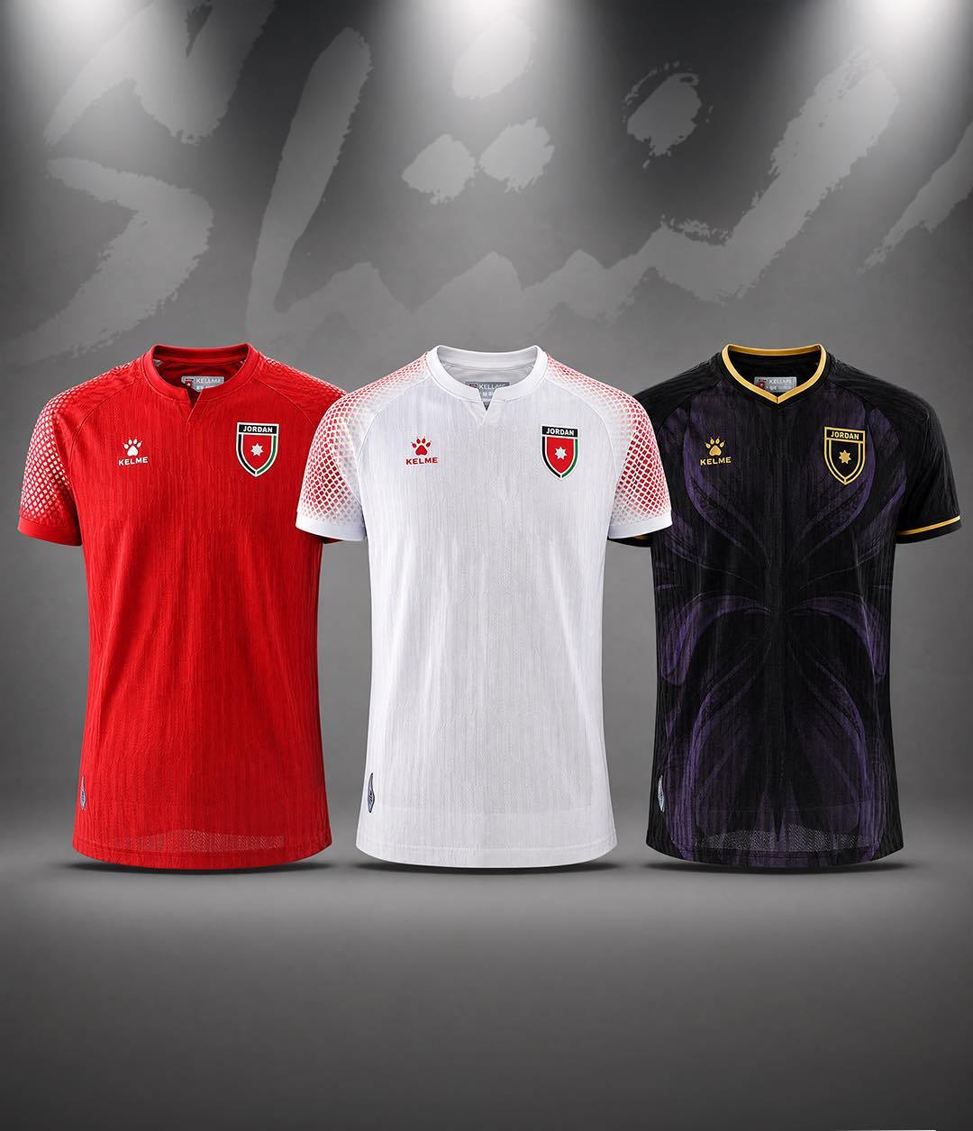 قمصان المنتخب الاردني من توقيع المصممة الشابة دانيا اللوزي‏