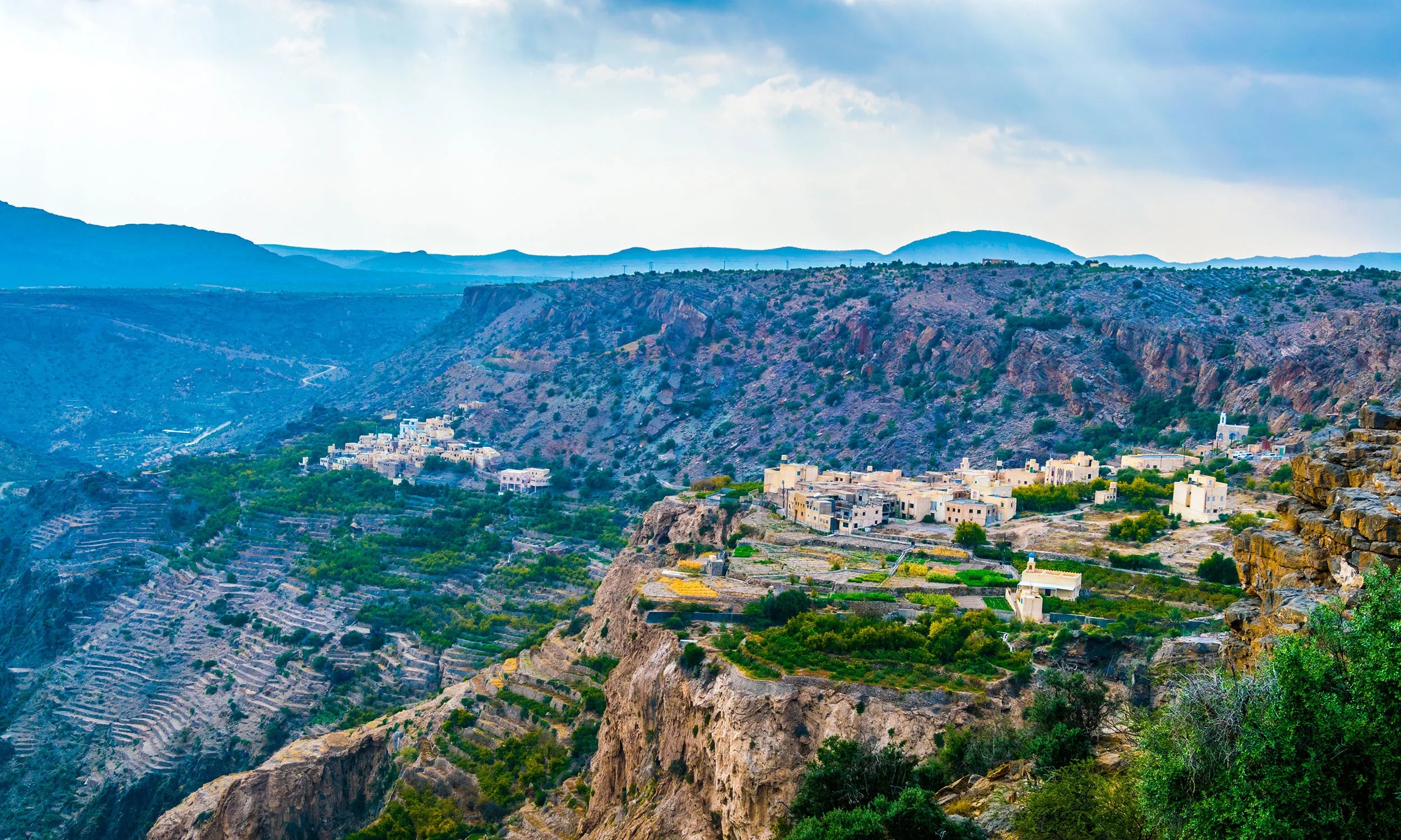 الجبل الأخضر Jebel Akhdar في سلطنة عمان