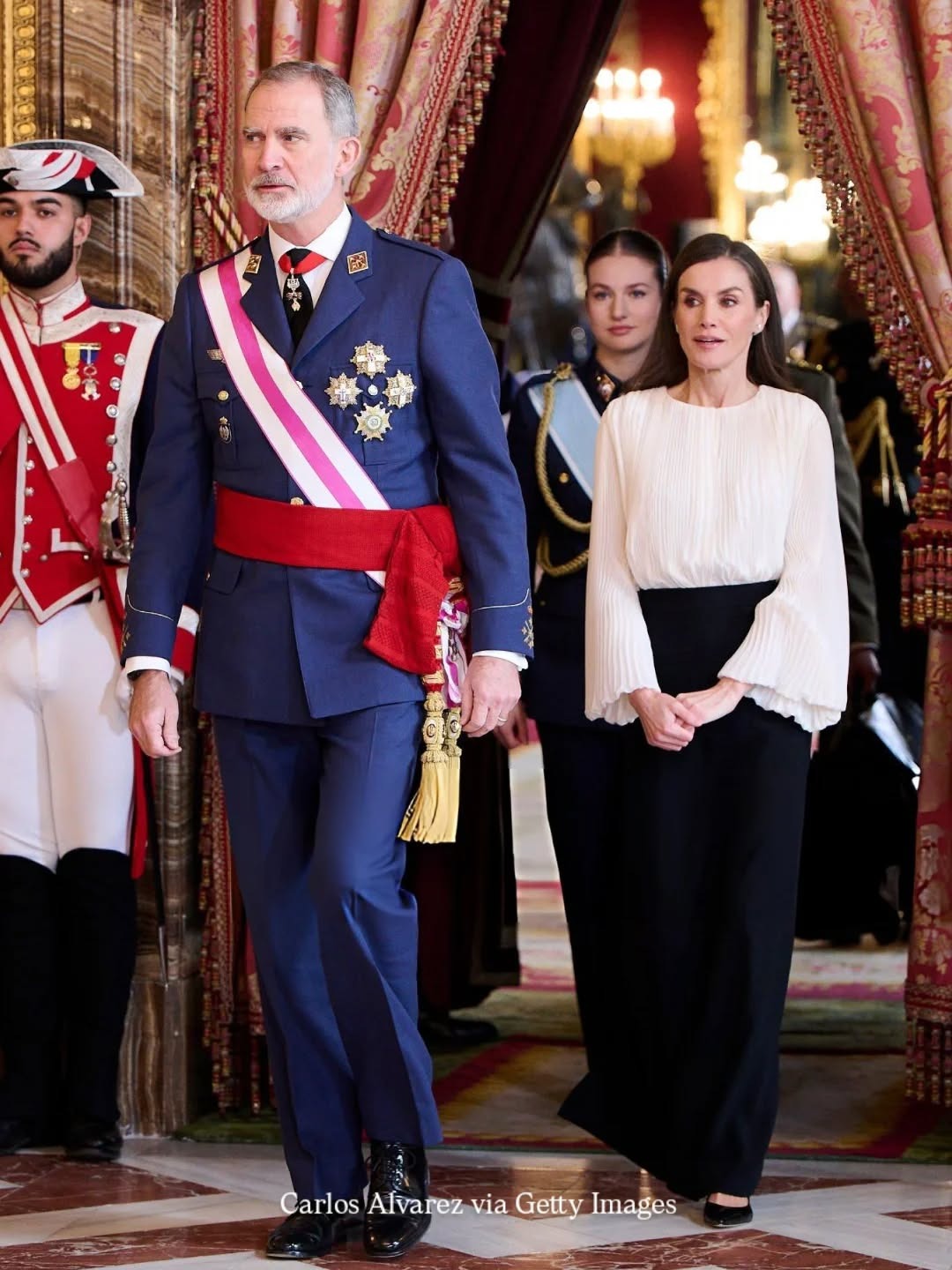 الأميرة ليونور تعيد رسم خطى والدها في احتفالات "باكوا ميليتار"