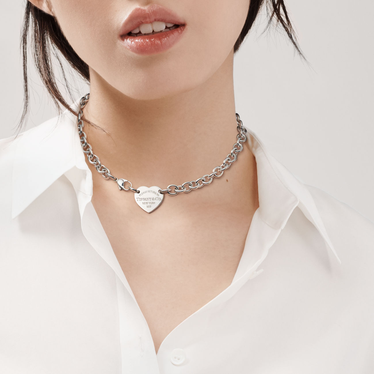 Return to Tiffany® Heart Tag Choker