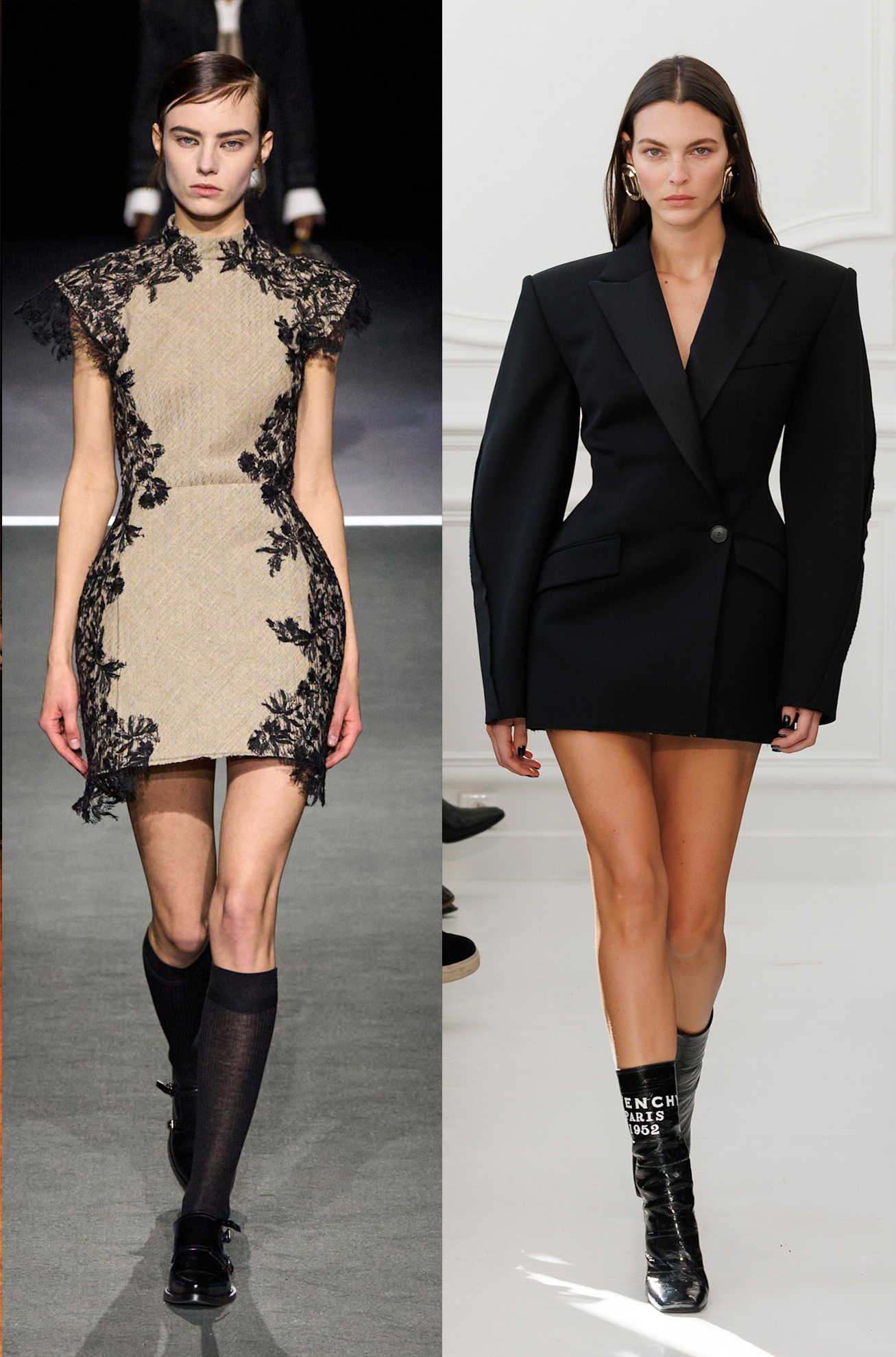 تصاميم بقصّات تنحت الخصر مع Dior وGivenchy