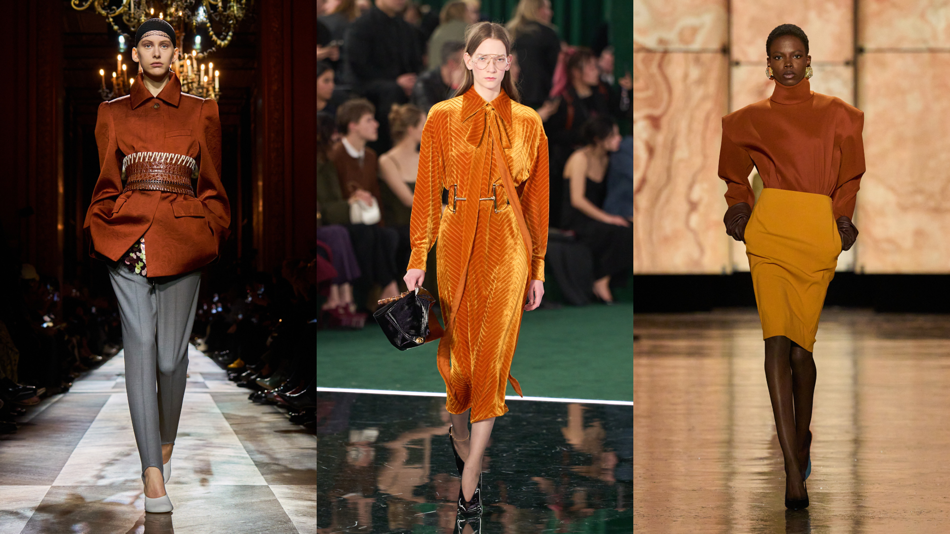 إطلالات من Saint Laurent، Dries Van Noten و Gucci