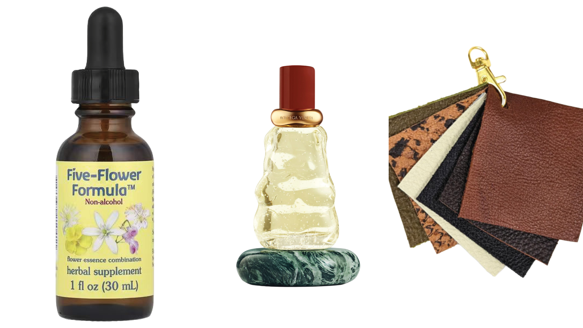  زيت عطري من خلاصة الزهور الخمس لتصفية الذهن عطر Come With Me من BOTTEGA VENETA لمزاج متزن  عينات الجلود لاختبار الملمس والسماكة