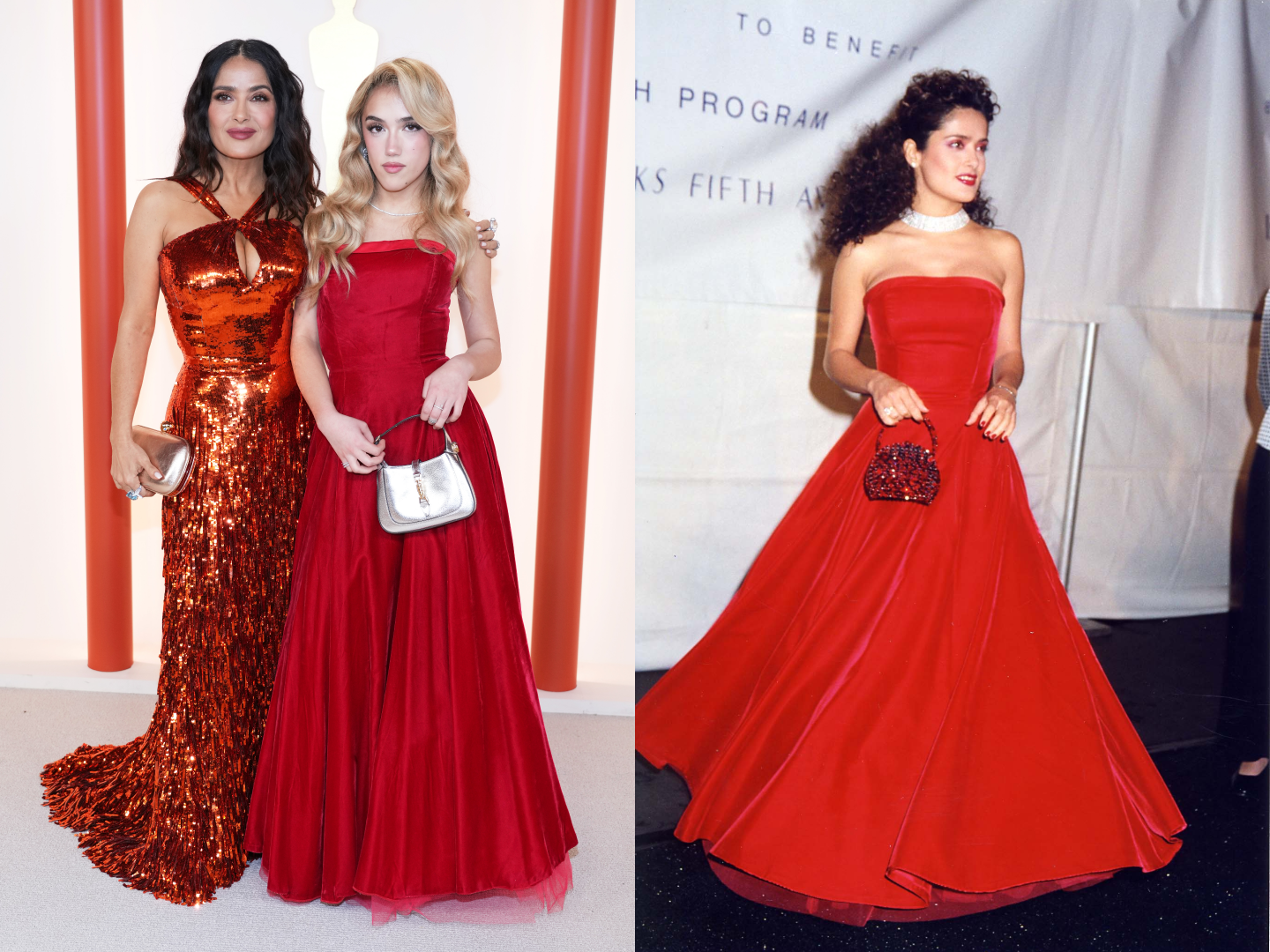 سلمى حايك وفالنتينا بالوما‏