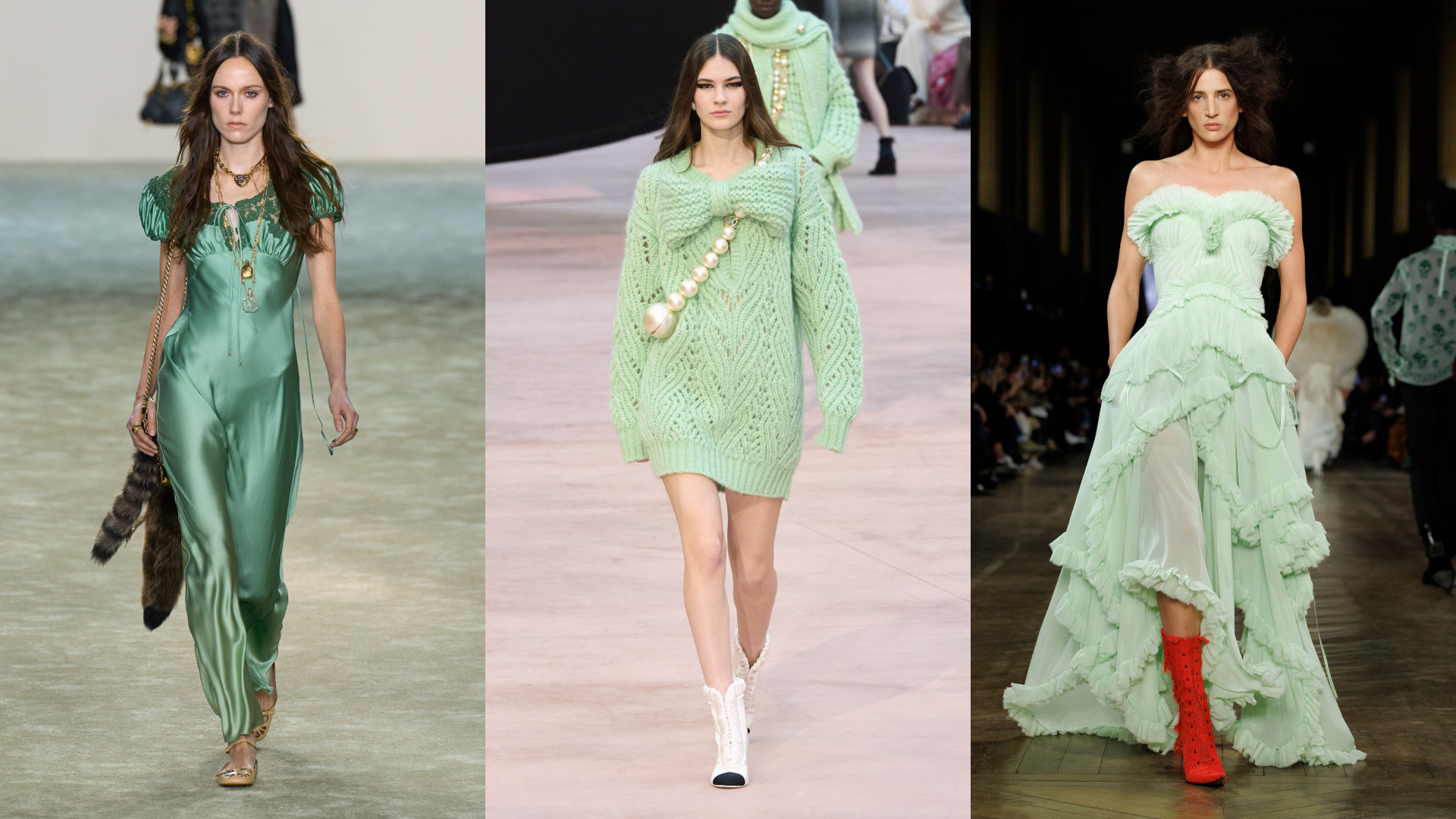 إطلالات من Alexander McQueen، Chanel و Chloé